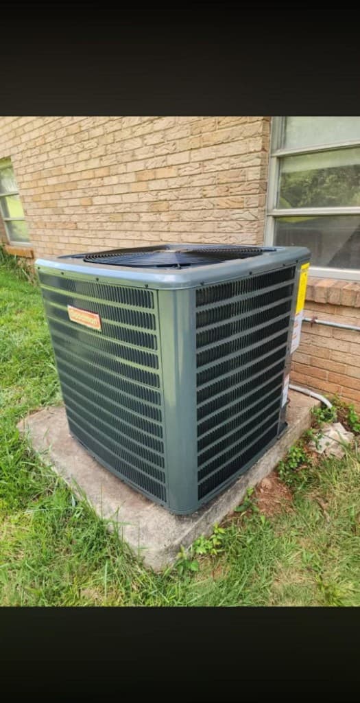 Goodman condenser — new residential install