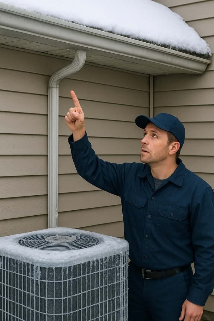 Stopped-Up Gutters & Water Damage